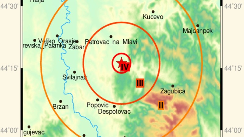 Zemljotres u Petrovcu na Mlavi